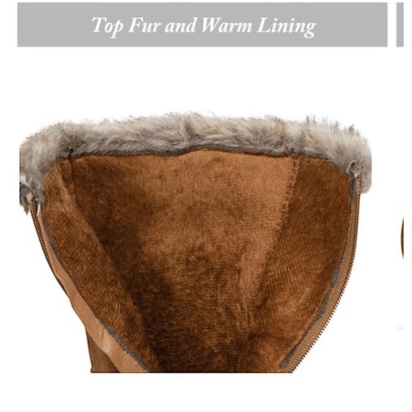 NWT DapperShoes Brown Fur-Lined Boots - Picture 4 of 10